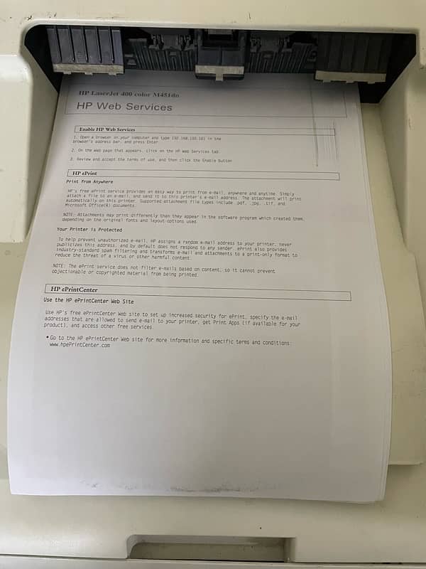 HP LaserJet Pro 400 color Printer M451dn 7