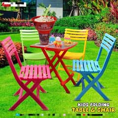 Kids Foldable Chair And Table Set for Kids