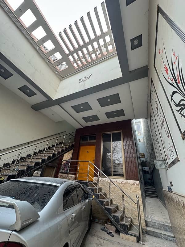 5.25 marla (3 story) luxury house for sale in Haji pura 0