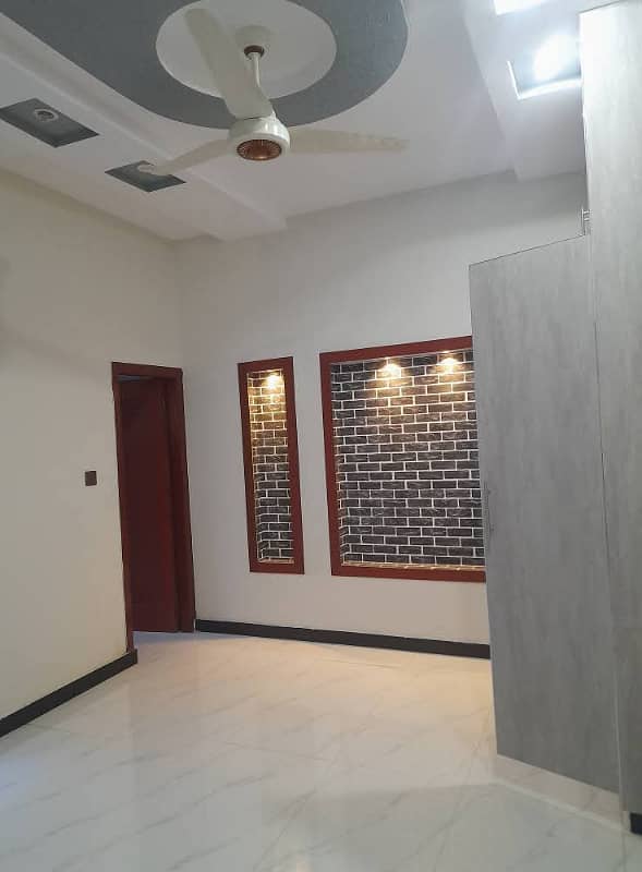 Luxury Brand New Ground Portion for Rent, 7 Marla Beautiful 2 Bedroom House for Rent in River Garden) Near to highway 6