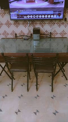 6 chairs dinning table