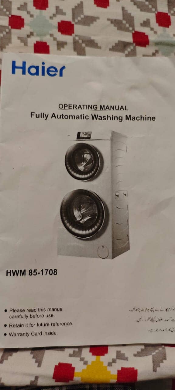 Haier Top load  Fully Automatic Washing Machine 8.5 KG HWM 85-1708 5