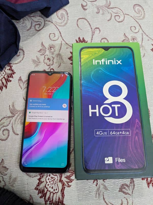 Infinix hot 8 4GB /64GB 0