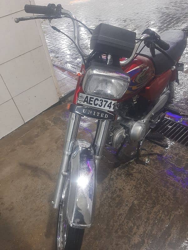 United CD70 motorcycle 2021 model good condition 2