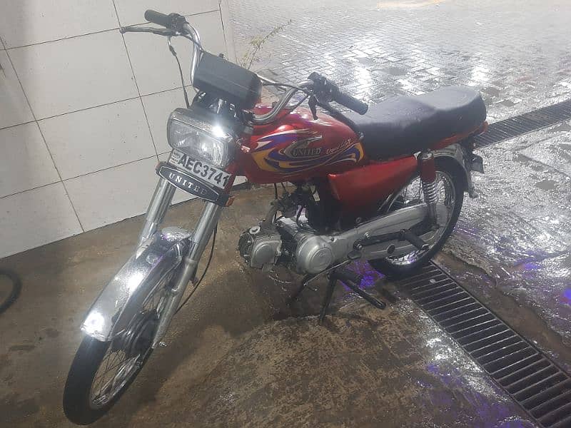 United CD70 motorcycle 2021 model good condition 3