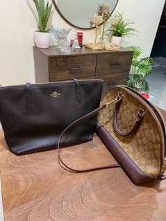 Coach Genuine Leather Hand Bags