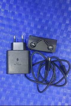 Original samsung s24 ultra charger data cable handsfree akg run plus +