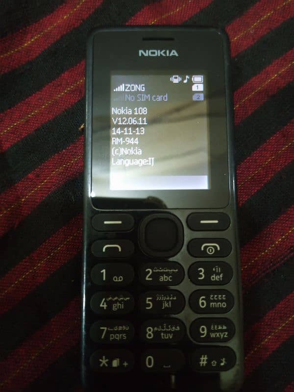 NOKIA 108 ORIGINAL DUEL SIM 2