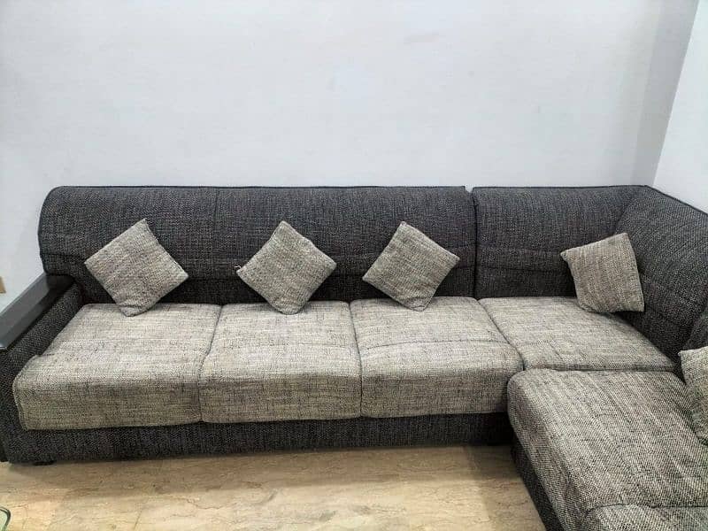 L Shape sofa 7 seater 1