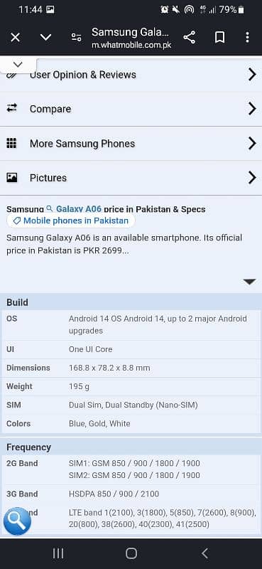 samsung galaxy A06 3