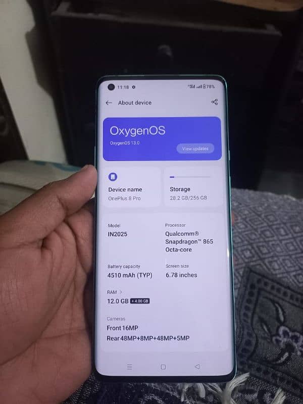 I am selling my one plus 8 pro mobile phone. 2