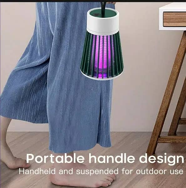 ELECTRIC MOSQUITO KILLER LAMP USB CONNECTED LAMP PORTABLE 360 DEGREES 8