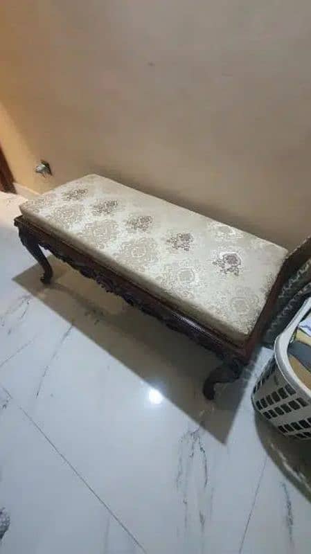 Chinoti Settees Pure Wood Bedroom Sofa Couch 0