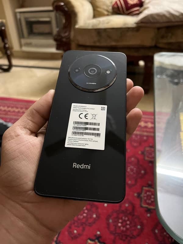 Redmi A3 Midnight black colour 1