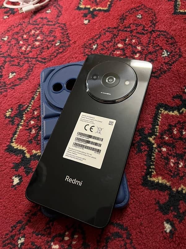 Redmi A3 Midnight black colour 3