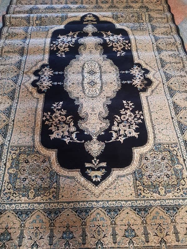 Black and white carpet and rug 1