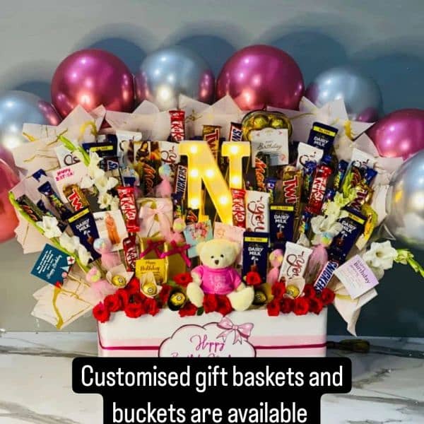 beautiful customised gift baskets buckets  are available 6