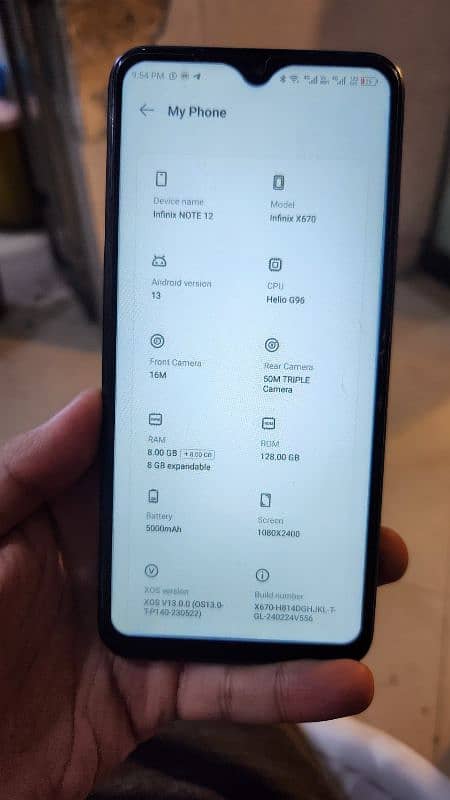 Infinix note 12== 8+8/128 0