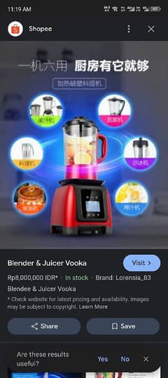 vooka blender 2in1