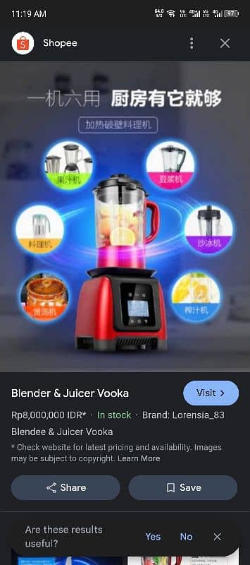 vooka blender 2in1 0