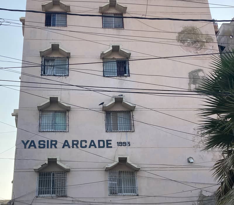 2BED dd 1st floor corner flat Yasir arcade apartment block 1 Gulzar e Hijri 0