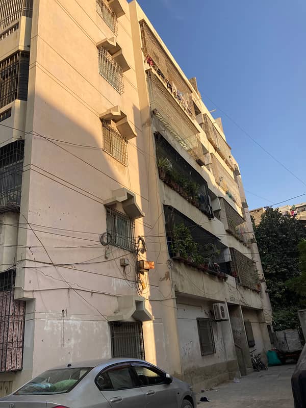 2BED dd 1st floor corner flat Yasir arcade apartment block 1 Gulzar e Hijri 1