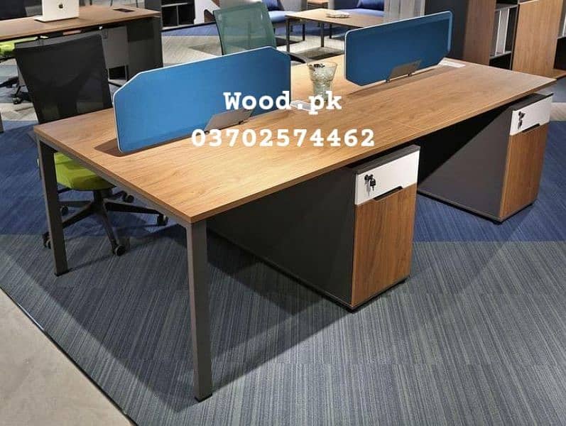 office table, workstation table, cubicle table, executive table, chair 3