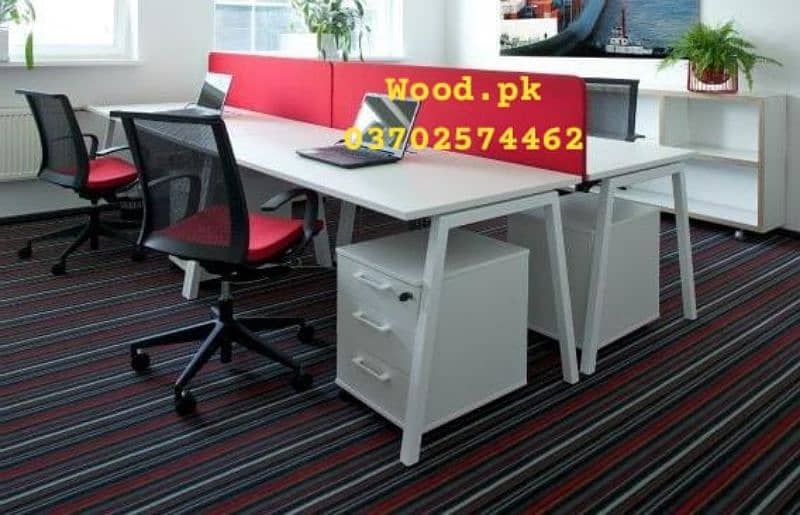 office table, workstation table, cubicle table, executive table, chair 4