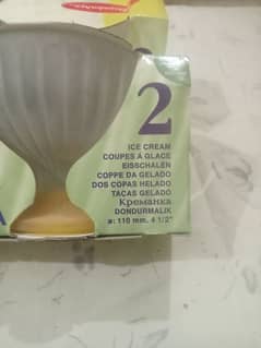 IEC cream bowl cups 18 nob mad in Turkish