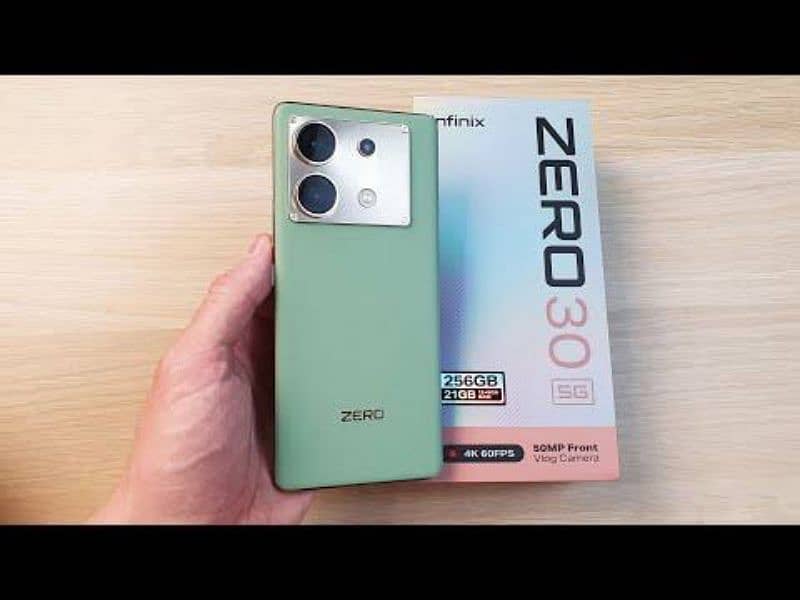 Infinix Zero 30 5G 12+12GB RAM with Full Box and Charger 0