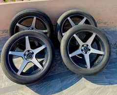 17 inch CV3 vossens rims and Yokohama tyres