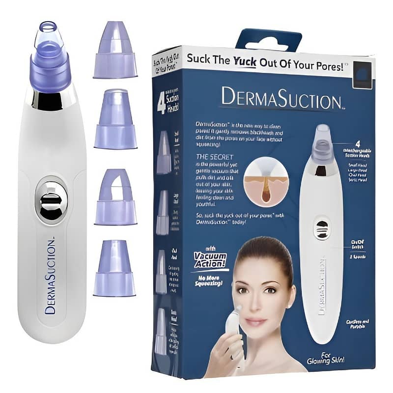 Derma Suction Blackhead Removal Machine 4 in 1 - Acne Pore Cleaner Vac 1