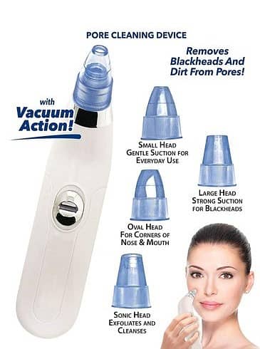 Derma Suction Blackhead Removal Machine 4 in 1 - Acne Pore Cleaner Vac 2