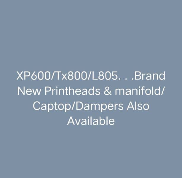 xp600 head orignal. box pak. head 3