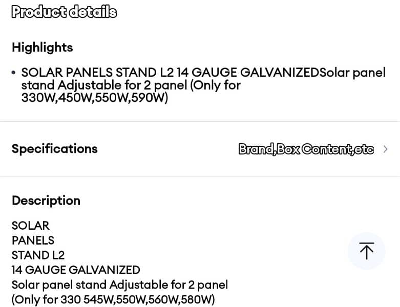 L2 Solar Stands Galvanized (Unused) 0