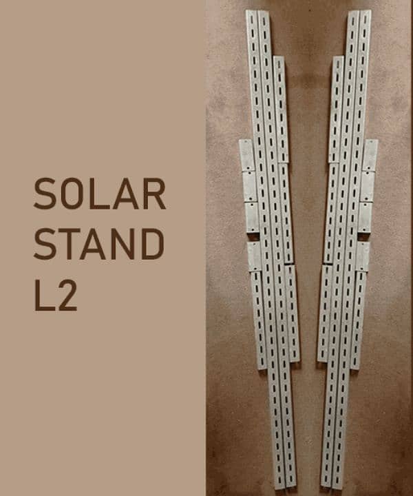 L2 Solar Stands Galvanized (Unused) 2