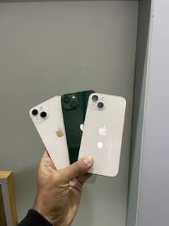 IPhone 13 PTA Approved pink colour and Green colour