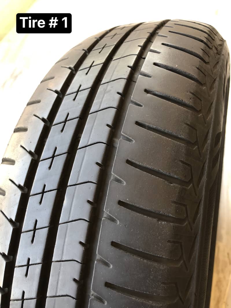 4tyres set 175/65 R14 (BRIDGESTONE)(condition 8/10) 1