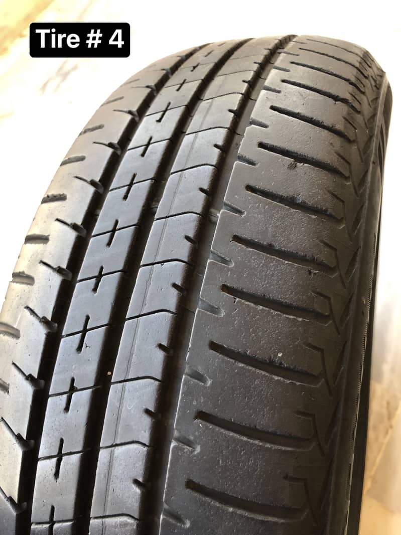 4tyres set 175/65 R14 (BRIDGESTONE)(condition 8/10) 10