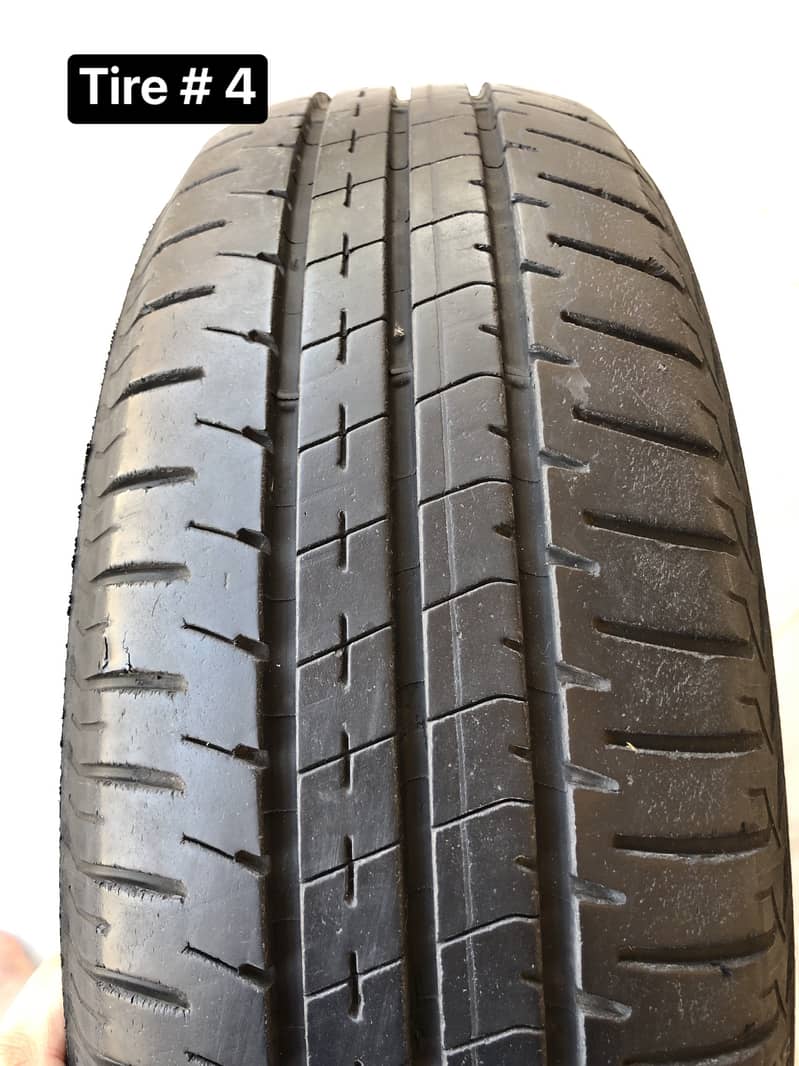 4tyres set 175/65 R14 (BRIDGESTONE)(condition 8/10) 12