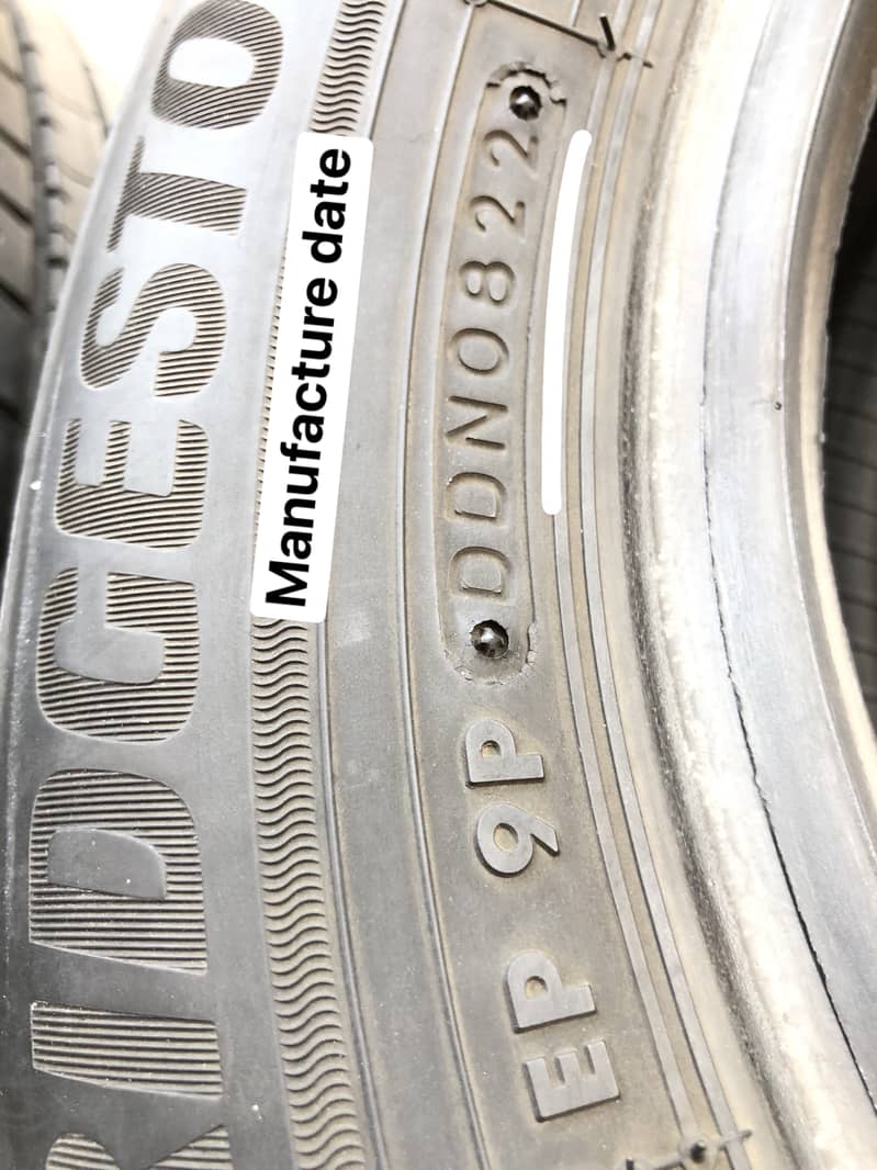 4tyres set 175/65 R14 (BRIDGESTONE)(condition 8/10) 17