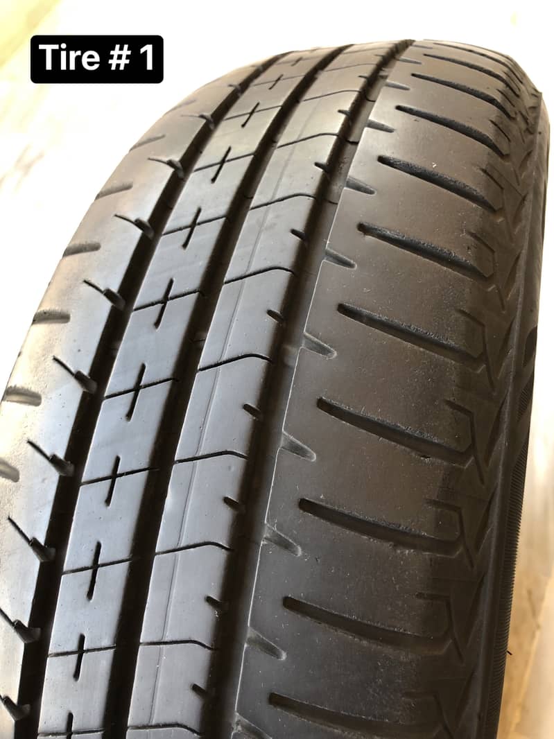 4tyres set 175/65 R14 (BRIDGESTONE)(condition 8/10) 1