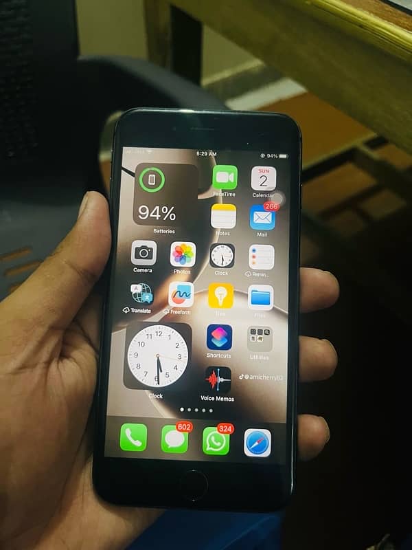 I Phone 8 plus PTA approved 64 gb with box 3