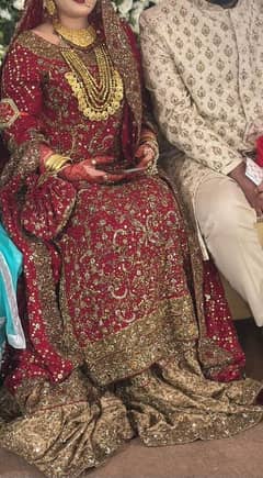 bridal dress for baraat and valima