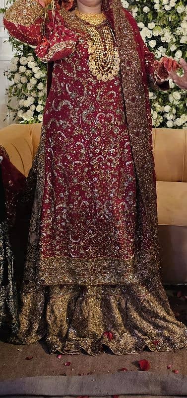 bridal dress for baraat and valima 3