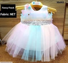 baby girl net frock and trouser set