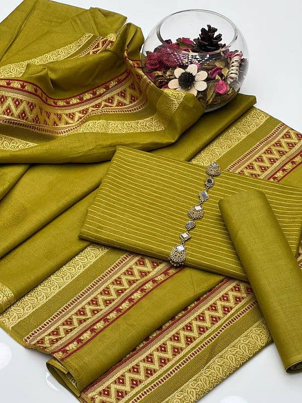 lawn jacquard premium quality suit 1