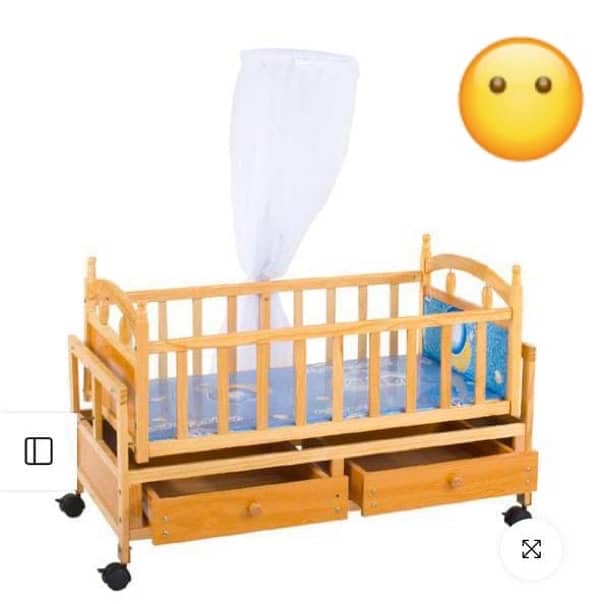 Junior baby Cot with drawer 0