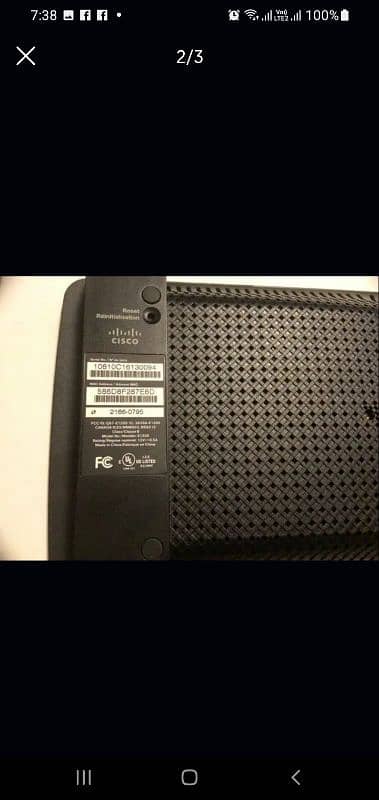 Cisco Linksys Router E1200 (Almost New) Long Range 1