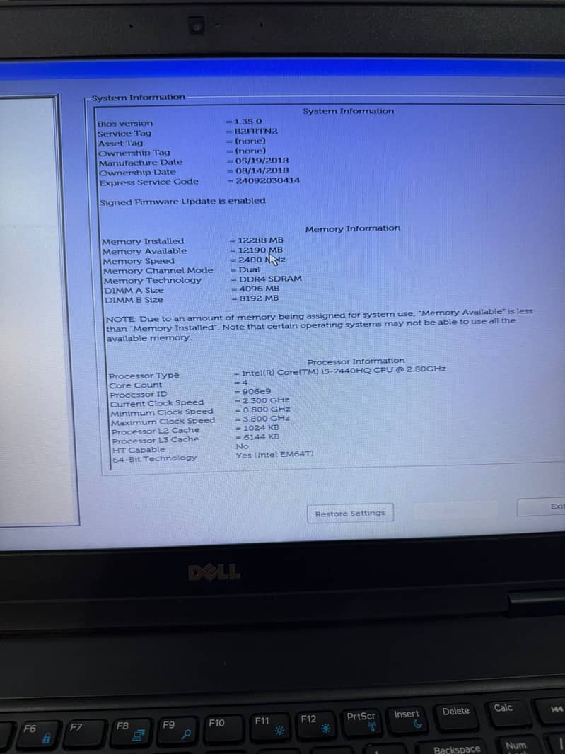 DELL Latitude E5580 i5 7th 2